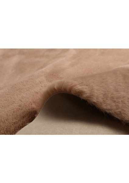 Dekoratif Tavşan Tüyü Ultra Yumuşak Peluş Yuvarlak Halı fırsatları