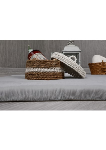Dekoratif Tavşan Tüyü Ultra Yumuşak Peluş Kaymaz Halı Yolluk fırsatları