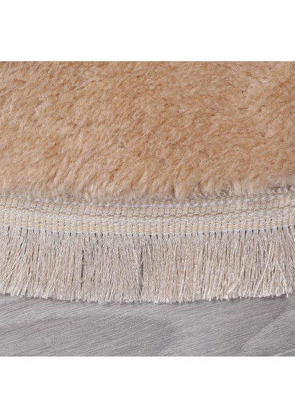 Modern Dekoratif Oval Spor Saçaklı Puffy Peluş Halı Yolluk fırsatları