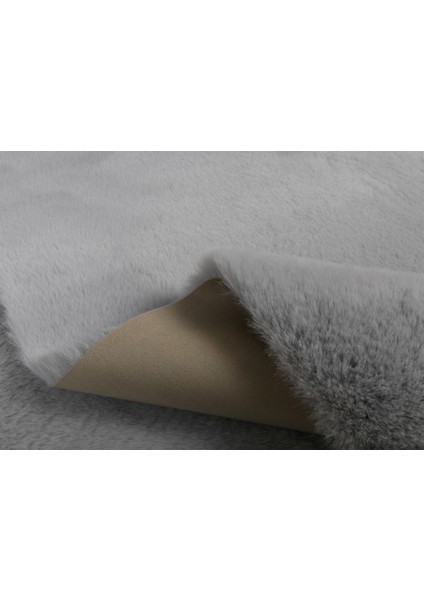Dekoratif Tavşan Tüyü Ultra Yumuşak Peluş Yuvarlak Halı modelleri