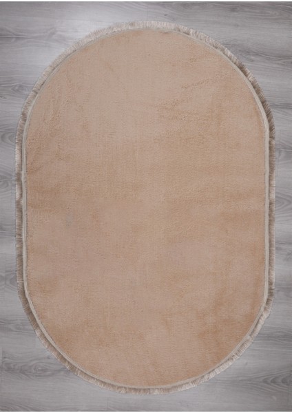 Modern Dekoratif Oval Spor Saçaklı Puffy Peluş Halı Yolluk fiyatları