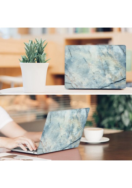 Macbook Air M1 Kılıf 13inç A1932 A2179 A2337 ile Uyumlu Marble11NL