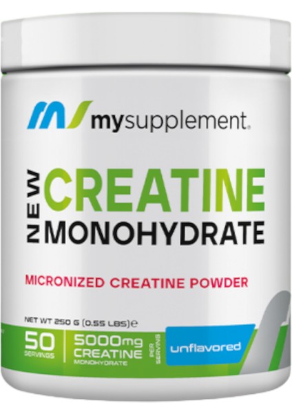 Mysupplement Mikronize Kreatin Creatine Monohydrate Aromasız 250 gr