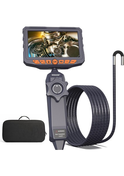 Nıdage Muayene Kamerası, Eklemli Boroskop - 1.6 M Kablo