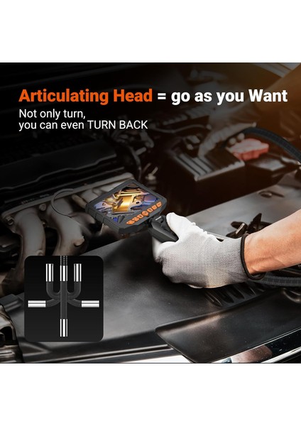 Nıdage Muayene Kamerası, Eklemli Boroskop - 1.6 M Kablo fırsatları