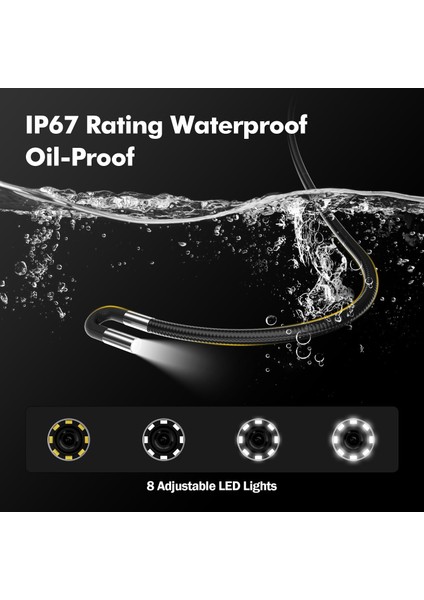 Nıdage Muayene Kamerası, Eklemli Boroskop - 1.6 M Kablo indirimleri