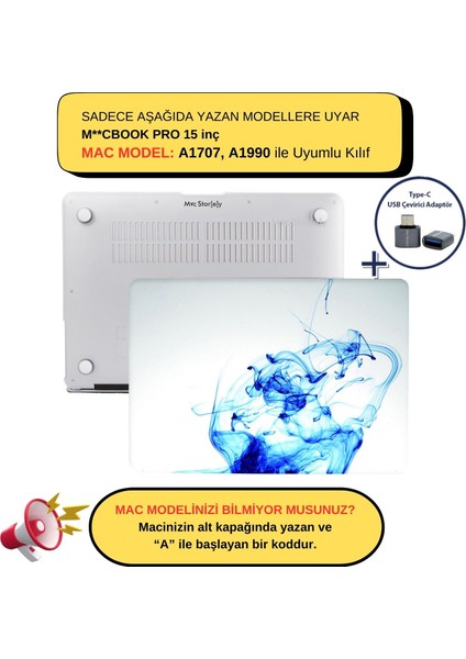 Macbook Pro Kılıf 15 inç A1707 A1990 ile Uyumlu Paint01NL