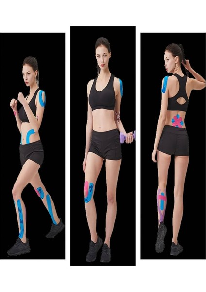 Esm Kinesio Tape Kinesio Ağrı Sporcu Bandı - Sporcu Bandı - Siyah 5m x 5cm