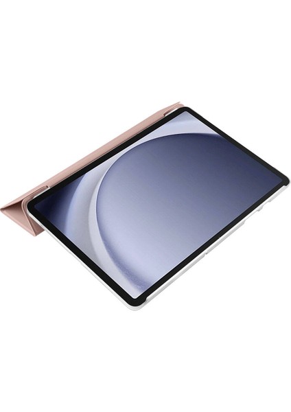 Galaxy Tab A9 Smart Cover Katlanabilir Standlı Tablet Akıllı Kapak Rose Gold