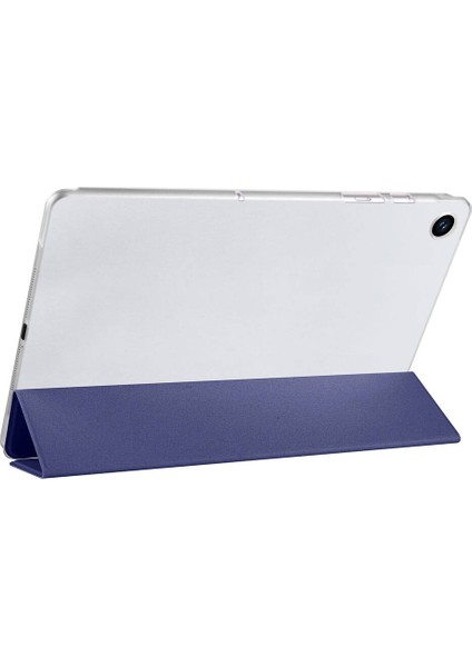 Galaxy Tab A9 Plus Smart Cover Katlanabilir Standlı Tablet Akıllı Kapak Lacivert