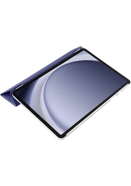 Galaxy Tab A9 Plus Smart Cover Katlanabilir Standlı Tablet Akıllı Kapak Lacivert