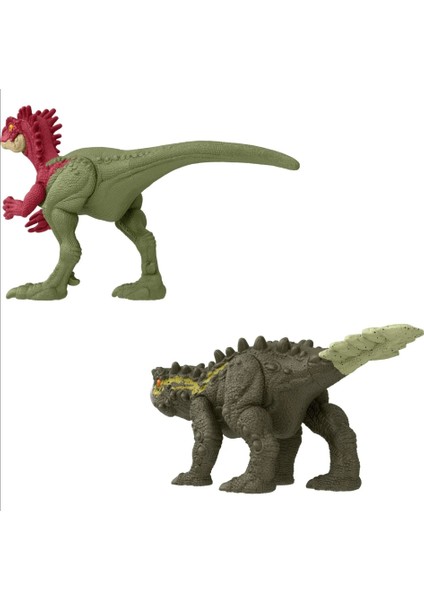 Jurassic World Epic Evolution Danger Pack Tehlikeli Dinazor Eoraptor Vs. Stegouros