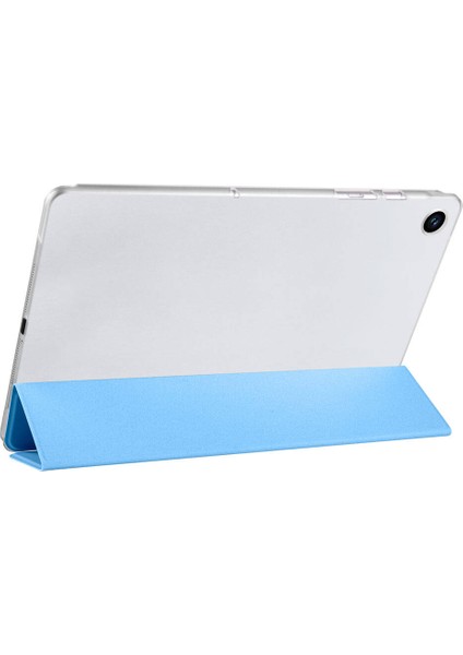 Galaxy Tab A9 Plus Smart Cover Katlanabilir Standlı Tablet Akıllı Kapak Mavi