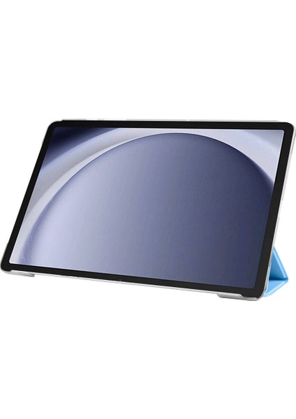 Galaxy Tab A9 Plus Smart Cover Katlanabilir Standlı Tablet Akıllı Kapak Mavi