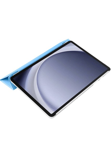 Galaxy Tab A9 Plus Smart Cover Katlanabilir Standlı Tablet Akıllı Kapak Mavi