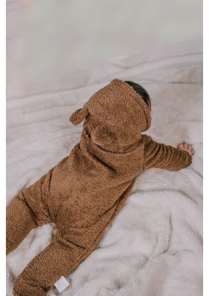 Wellsoft Pelüş Kapüşonlu Fermuarlı Bebek Uyku Tulumu Bebek Tulumu Çocuk Tulumu Çocuk Kostümü fiyatları