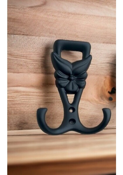 Siyah Tahran Portmanto Askısı 5 Adet