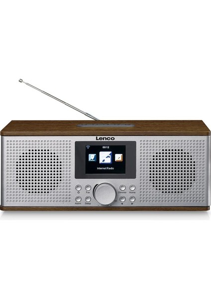 DIR-170 Internet Radyo Dab+ Bluetooth Kumanda Akıllı Radyo Ahşap