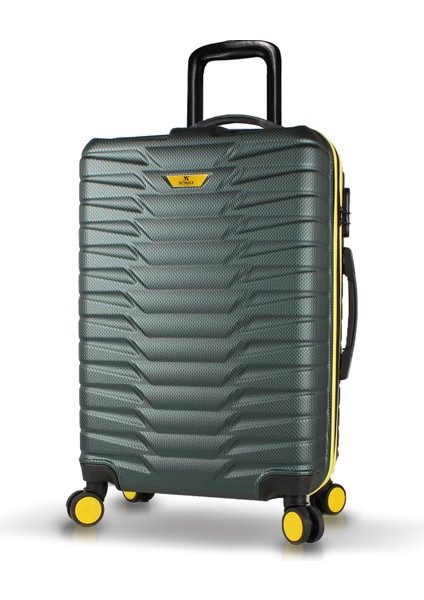 Croc Abs Orta Boy Valiz Haki