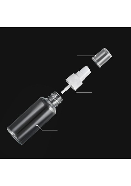 30 ml Şeffaf Sprey Şişesi Boş Pet Şişe Kozmetik Atomizer 2'li fiyatları