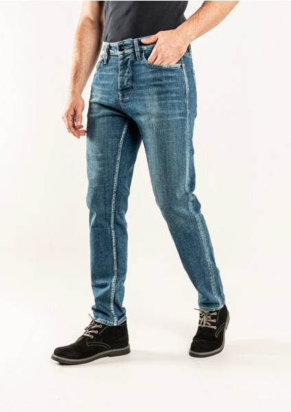 333 Slim Fit Mavi Yıkamalı Rahat Denim Erkek Jeans fiyatları