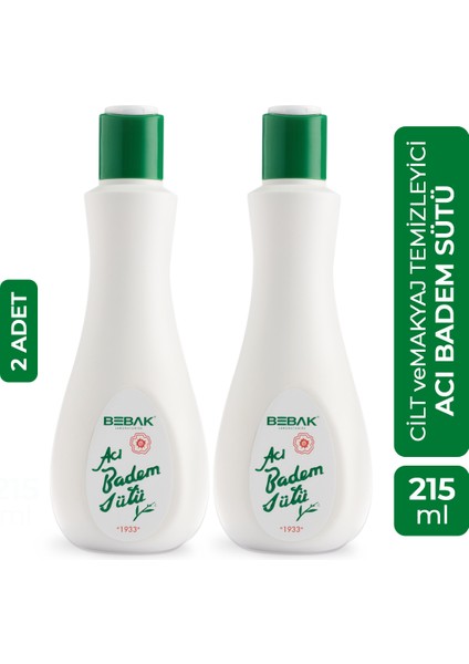 Acıbadem Süt Büyük 215 gr x 2 Adet