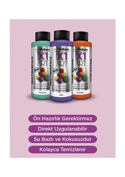 X1 Art Multisurface 120 ml Tüm Renkler