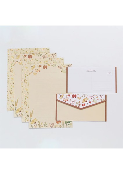 Bir Stil Lot Güzel Çiçek Desenli Zarf Kartpostal Düğün Davetiyesi Kağıt Kağıt Torba Ücretleri Mektup Kağıt Kapak Ofis Kırtasiye (Yurt Dışından) fiyatları