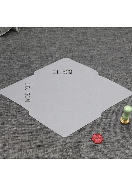 15.5X21.5CM Tarzı Ustom Yarı Saydam Sülfürik Asit Kağıt Zarflar, Dıy Kartpostal Kart Depolama, Düğün Davetiyeleri, Hediye Paketleme Için Kullanılır (Yurt Dışından)