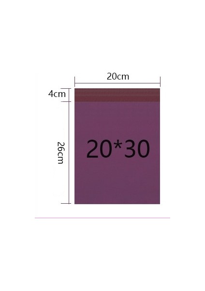 20X30CM 50 Adet Tarzı Çok Yeni Purplered Renkli Ekspres Çantalar Kendinden Mühürlü Yapışkanlı Kurye Çantaları Suya Dayanıklı Plastik Poli Zarf Paketleme Çantası (Yurt Dışından)
