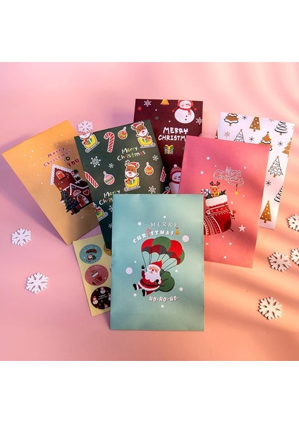 12 Takım Noel Tarzı 12 Takım Merry Christmas Kağıt Zarflar Sevimli Geyik Noel Baba Zanaat Hediye Zarf Noel Partisi Davetiyesi Kartpostal Ambalaj Çantaları (Yurt Dışından) fırsatları
