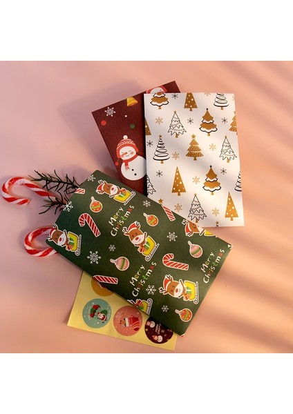 12 Takım Noel Tarzı 12 Takım Merry Christmas Kağıt Zarflar Sevimli Geyik Noel Baba Zanaat Hediye Zarf Noel Partisi Davetiyesi Kartpostal Ambalaj Çantaları (Yurt Dışından) indirimleri