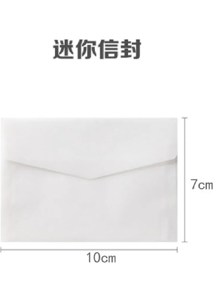 10 x 7 cm Stili Lot Boş Saydam Parşömen Zarflar Dıy Çok Işlevli Hediye Kartı Zarf ile Düğün Doğum Günü Için Mühür Etiketli (Yurt Dışından)
