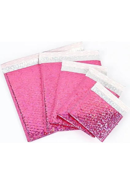 Gül Altın 15X13CM Stili Lot Rose Gold Plastik Kabarcık Zarf Çanta, Yastıklı G Zarf, Su Geçirmez Kabarcık Çanta (Yurt Dışından) indirimleri