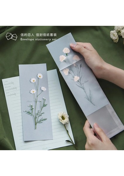 D Stili Zarflar Mektup Kağıt Çiçek Serisi Öğrenci Çocuk El Sanatları Greating Kart Hediye Kırtasiye Okul Ofis Malzemeleri Doğum Günü Hediyesi (Yurt Dışından) modelleri