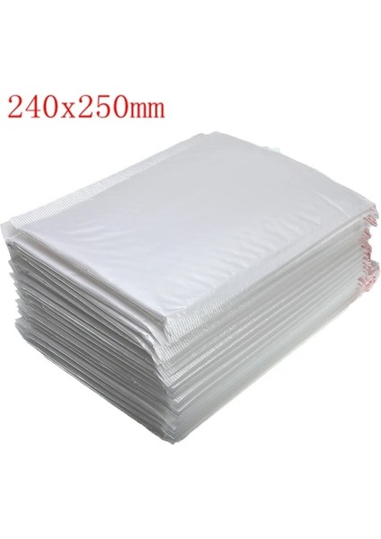 240X250MM Stili Lot Beyaz Köpük G Zarf Posta Çantası Farklı Özellikler Bubble Mailers Yastıklı G Zarf Posta Çantası (Yurt Dışından)