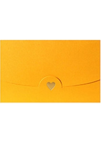 Altın Tarzı Altın Kalp Şeker Kraft Pearlpaper Küçük Zarf Dıy Renkli Tebrik Kartı Kapağı Scrapbooking Hediye 10*7 cm (Yurt Dışından)