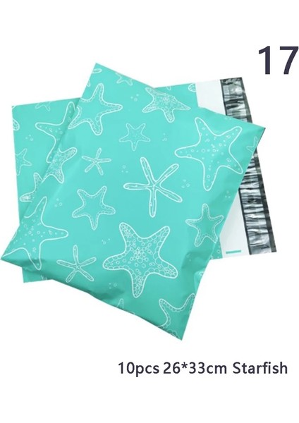 N17 Stili Kendinden Mühürlü Yeni Baskılı Poly Mailer Ambalaj Zarfları Kurye Saklama Poşetleri Giysi Postaları Ambalaj Poşetleri (Yurt Dışından)
