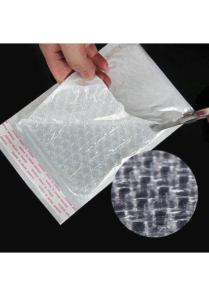 17X18CM 50PCS Tarzı 50 Adet Farklı Özellikler Beyaz Çanta Köpük Zarf Köpük Folyo Ofis Ambalaj Zarfı Neme Dayanıklı Titreşim Torbası (Yurt Dışından)