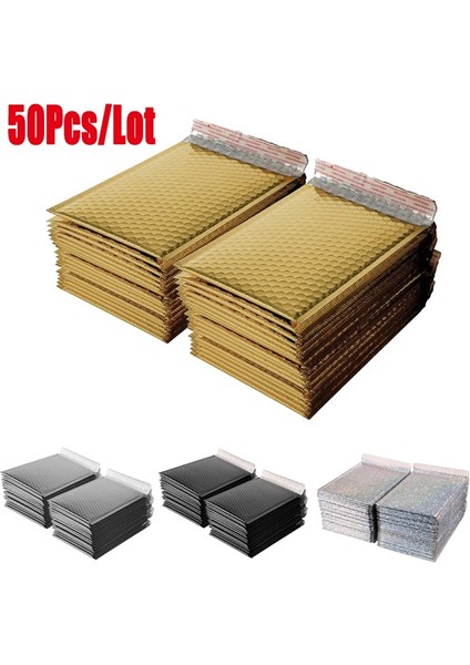 Gümüş 15X13CM Stili Parti Köpük Zarf Kendinden Mühürlü Posta Postaları Yastıklı G Kabarcıklı Posta Çantalı Zarflar G Paketler Siyah Altın Gümüş (Yurt Dışından) fiyatları