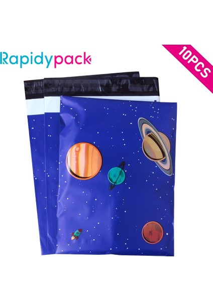 10X13 Inç-10 Adet Tarzı ''baskılı Poly Mailer cm Özel Hediye Paketi G Kendinden Mühürlü Zarflar Kurye Saklama Poşetleri Posta Çantası (Yurt Dışından) fırsatları