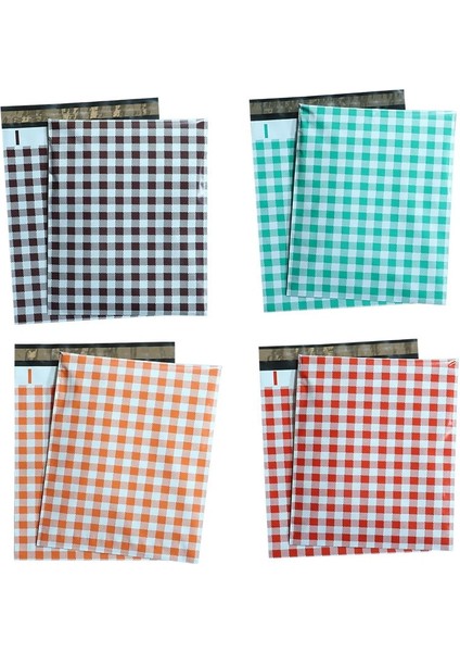 Mavi Kafes Stili '' cm Baskılı Poly Mailler Kendinden Mühürlü Ambalaj Zarfları Kurye Saklama Poşetleri Elbise Postaları Ambalaj Poşetleri (Yurt Dışından) fiyatları