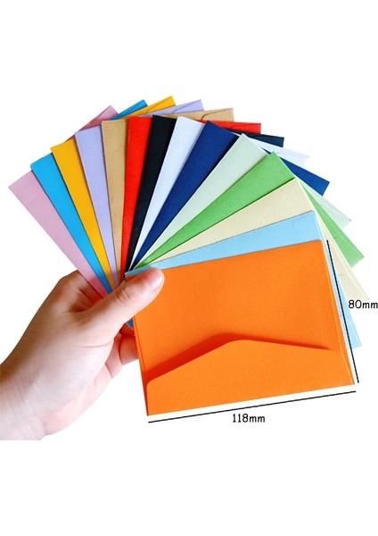 Karışık Tasarım Stili Lot Şeker Renkli Mini Zarflar Dıy Çok Işlevli Craft Kağıt Zarf Mektup Kağıt Kartpostallar Okul Malzemesi (Yurt Dışından)