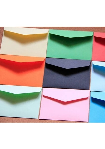 Karışık Tasarım Stili Lot Şeker Renkli Mini Zarflar Dıy Çok Işlevli Craft Kağıt Zarf Mektup Kağıt Kartpostallar Okul Malzemesi (Yurt Dışından)