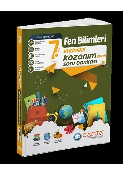 Çanta Yayınları 7. Sınıf Tüm Dersler Etkinlikli Kazanım Soru Bankası 4 Kitap