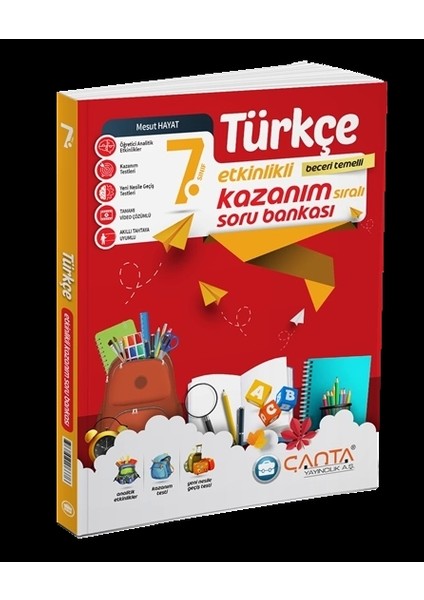 Çanta Yayınları 7. Sınıf Tüm Dersler Etkinlikli Kazanım Soru Bankası 4 Kitap