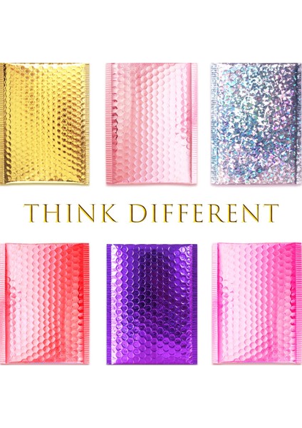 150X200MM-10 Adet Stil Goldrose Goldlazer Gümüşkoyu Kırmızımorrose Red Alüminyum Folyo Bubble Mailer Cdeyelash Ambalaj G Yastıklı Zarflar (Yurt Dışından) fiyatları