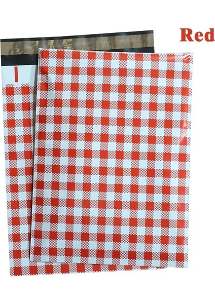 Mavi Kafes Stili '' cm Baskılı Poly Mailler Kendinden Mühürlü Ambalaj Zarfları Kurye Saklama Poşetleri Elbise Postaları Ambalaj Poşetleri (Yurt Dışından) fırsatları