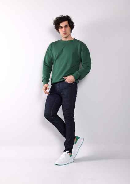 0020 Süper Slim Fit Lacivert Rahat Denim Erkek Jeans