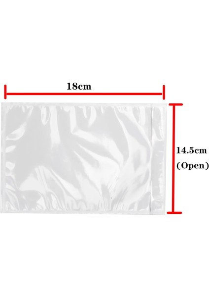 14.5X18CM 50 Adet Stil Çok Plastik Torbalar Şeffaf Sırt Çantası Fatura Çantası Tek Fatura Kağıt Boyutu Ambalaj Etiketleri Kurye Çantası Posta Zarfları (Yurt Dışından)